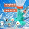 Underwater Jet Vacuum Cleaner, Portable Pool Vacuum Jet Underwater Cleaner W/Brush & 50.7" Pole, Handheld Jet Pool Vacuum for Above Ground Pool