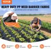 VEVOR Weed Barrier Landscape Fabric, 4*100FT Heavy Duty Garden Weed Fabric, Woven PP Weed Control Fabric, Driveway Fabric