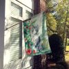 Australian Mist Cat By the Christmas Tree House Flag Large Porch Sleeve Pole Decorative Outside Yard Banner Artwork Wall Hanging, Polyester