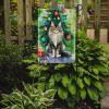 MaineCoon Cat By the Christmas Tree Garden Flag Mailbox Flag Decorative Yard Flag Banner Outside Patio Artwork Yard Flower Beds, Garden Size