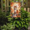 Suphalak Cat in Fall Leaves Garden Flag Mailbox Flag Decorative Yard Flag Banner Outside Patio Artwork Yard Flower Beds, Garden Size, Multicolor