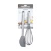 Farberware Professional Whisk and Spatula Set, Gray