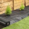 5 ft. x 100 ft. Black Heavy-Duty Landscape Fabric Pro Commercial Weed Barrier
