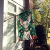 Minskin Cat By the Christmas Tree House Flag Large Porch Sleeve Pole Decorative Outside Yard Banner Artwork Wall Hanging, Polyester, House Size