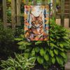 Sokoke Cat in Fall Leaves Garden Flag Mailbox Flag Decorative Yard Flag Banner Outside Patio Artwork Yard Flower Beds, Garden Size, Multicolor
