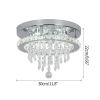 Modern K9 Crystal Chandelier Led For Dining Room Stainless Steel Ceiling Lamp Light Fixture Kitchen Lustres Luminaire Pendant
