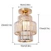Modern Pendant Light Crystal Led Gold Chandelier Ceiling Lamp Living Dining Room Luminaire Aisle Kitchen Island Decor Fixture
