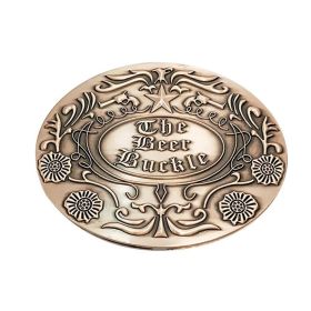Beer Bottle Belt Buckle Camping Picnic Wine Can Holder Metal Heavy Duty Hand Bag Portable Buckle Beer Holder for Camping BBQ (Color: B)